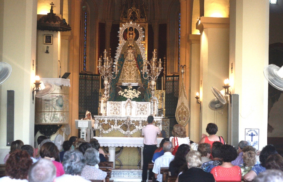 Hoy ltimo da de Novena a la Virgen del guila