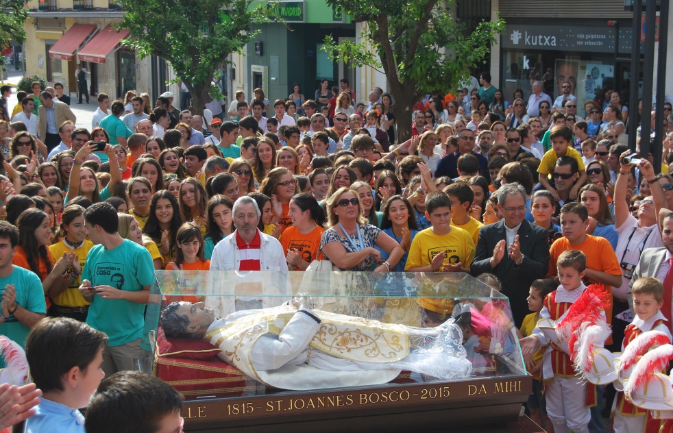 La reliquia de San Juan Bosco ya est en su casa de Alcal