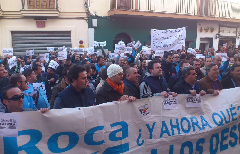 Decepcin en los trabajadores de Roca tras su reunin con la empresa