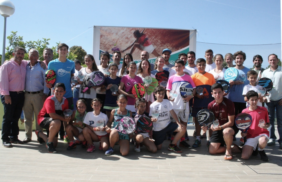 Finales del circuito de pdel de menores de Andaluca disputad en el Club de Tenis Oromana