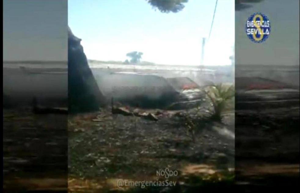 Un incendio causa alarma en la Venta de la Liebre al acercarse a las viviendas