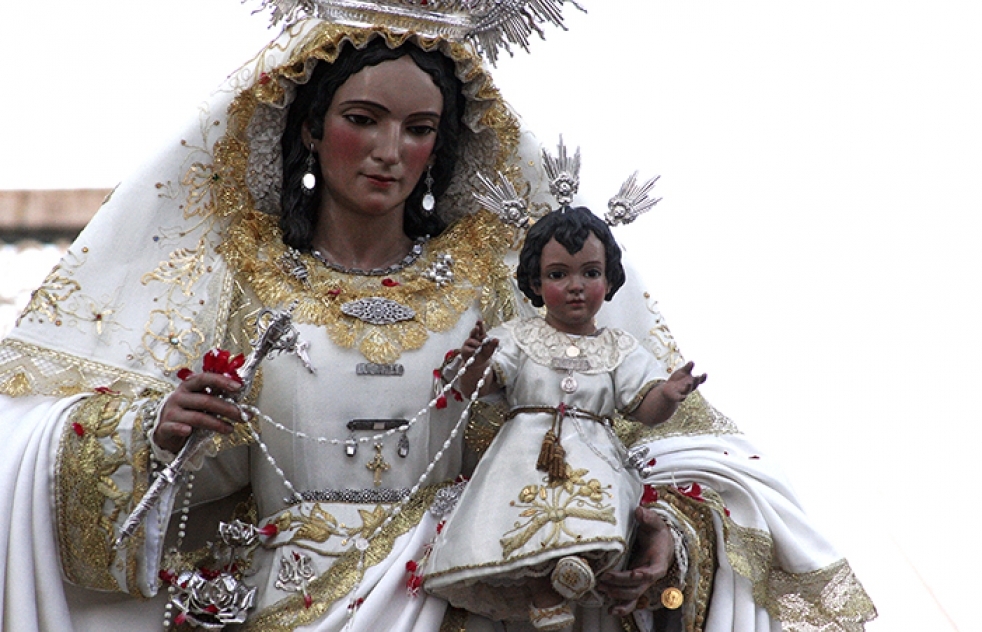 La Virgen del Rosario de Santiago modifica su recorrido procesional