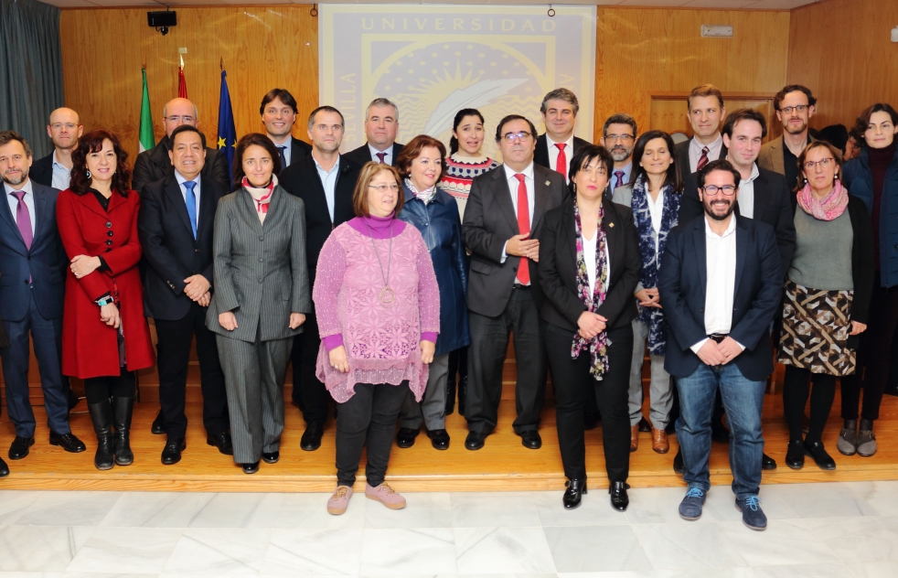 Toma de posesin de nuevos catedrticos en la Universidad Pablo de Olavide