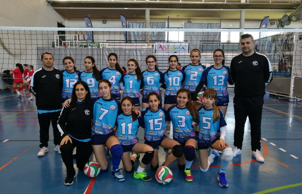 El infantil femenino del Voleibol Guadara gana el Campeonato de Andaluca de Clubes
