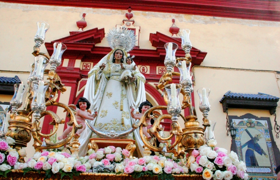Procesin de la Virgen del Rosario de  Santiago