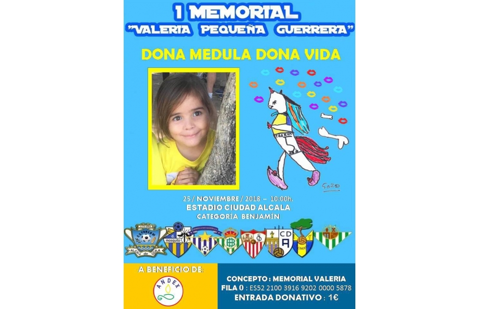 Una cita deportiva solidaria en recuerdo a Valeria, la pequea guerrera