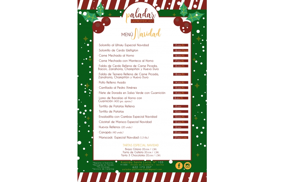 Para celebrar las fiestas a lo grande: los menús de Navidad de Gastromercado Paladar