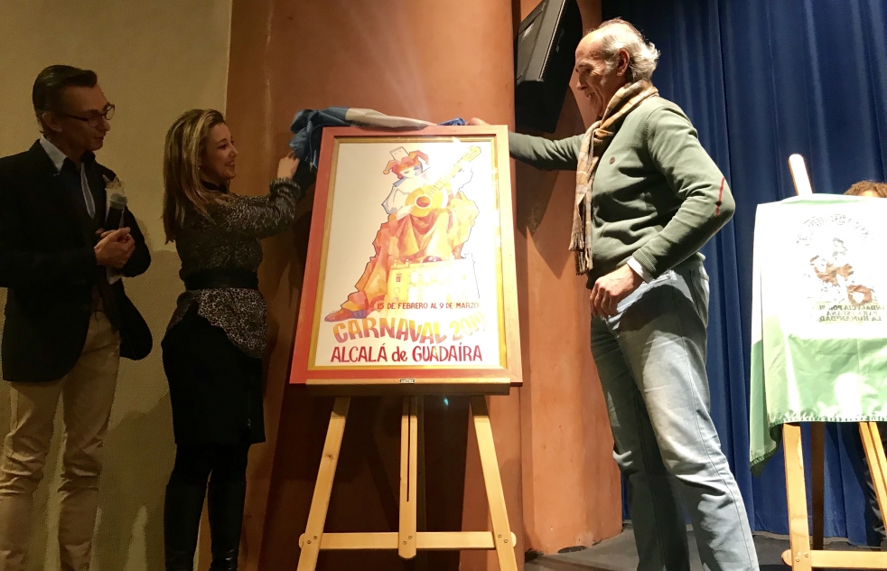Una pintura de Isidoro Villalba anuncia el Carnaval de Alcal 2019,