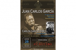Juan Carlos García y Carlos García en directo en Donegan´s este jueves
