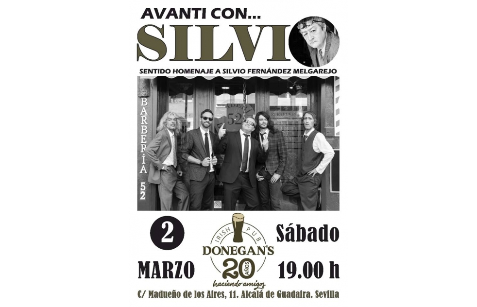 Concierto homenaje a Silvio este sbado en Donegans