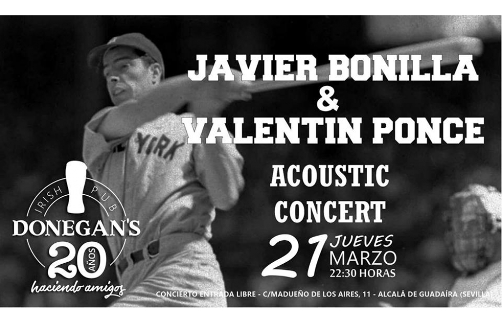 Javier Bonilla y Valentín Ponce un dúo musical de amplia trayectoria para este jueves en Donengan´s