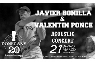 Javier Bonilla y Valentn Ponce un do musical de amplia trayectoria para este jueves en Donengans