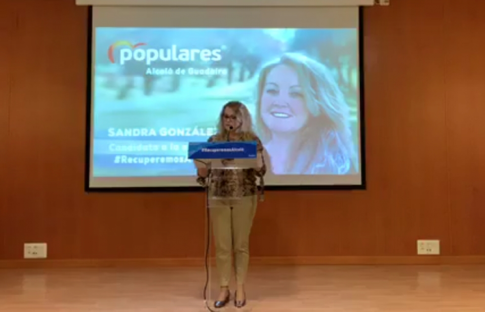 Sandra Gonzlez presenta su candidatura a la alcalda por el Partido Popular