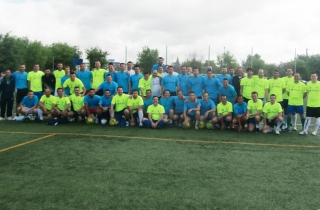 El CD Mosquito celebr� su 40 aniversario con un partido de jugadores veteranos del club 