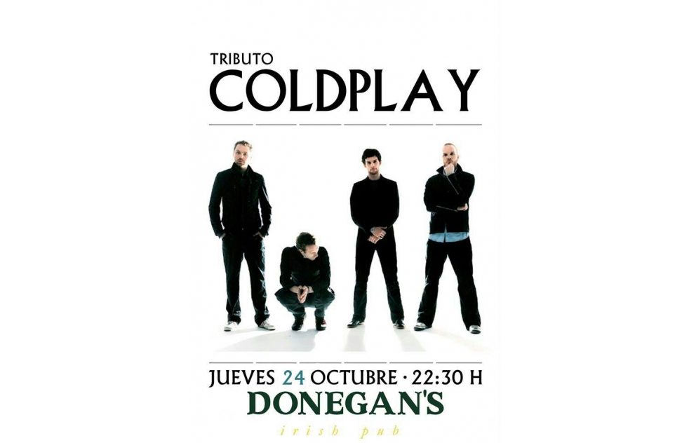 Tributo a Coldplay en Donegans este jueves