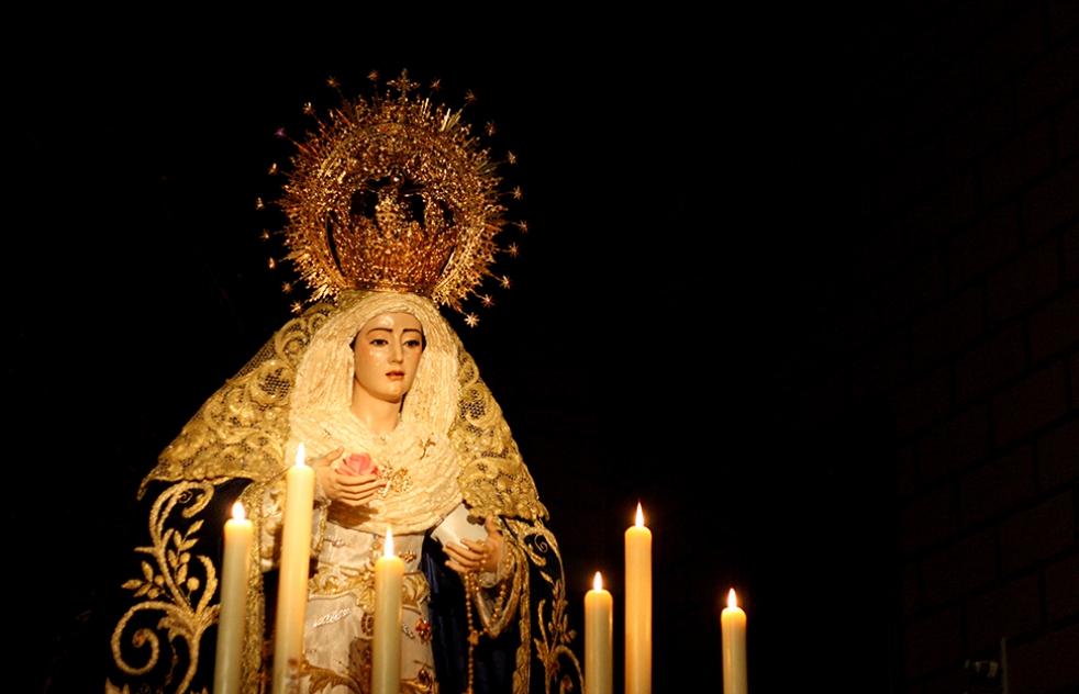 Rosario de la Aurora, cartel y pregn de la Hermandad Salesiana