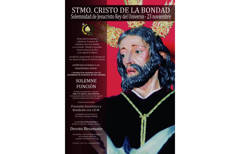 La Borriquita celebra la Festividad de Cristo Rey del Universo