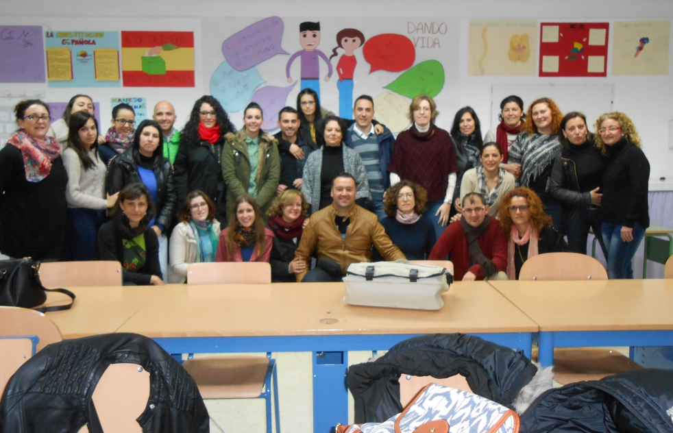 Encuentro entre Paz y Bien y los alumnos del IES Doña Leonor de Guzmán