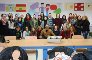 Encuentro entre Paz y Bien y los alumnos del IES Doña Leonor de Guzmán