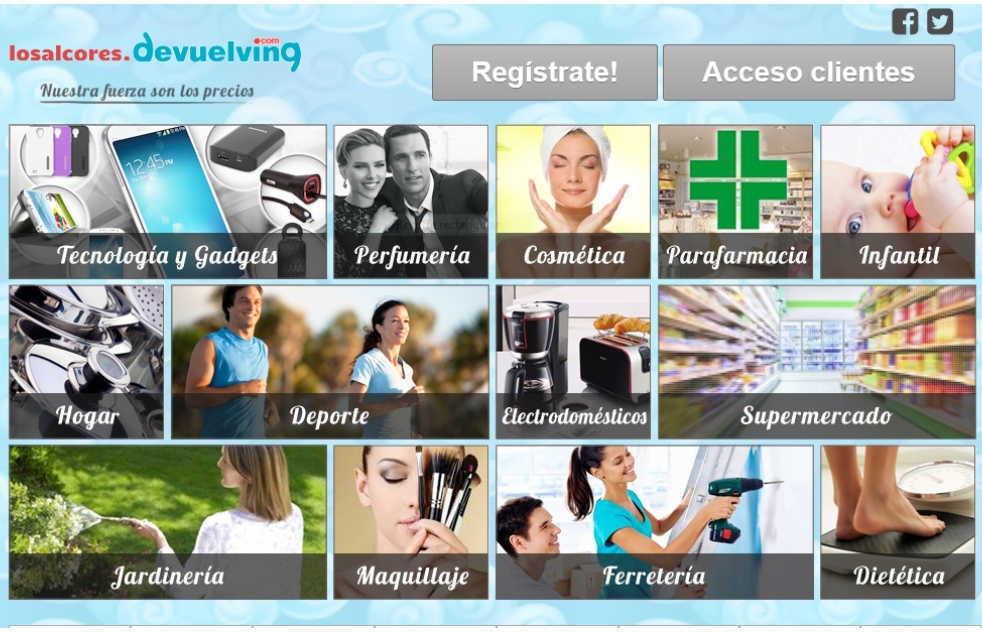 Diez euros de regalo en www.losalcores.devuelving.com