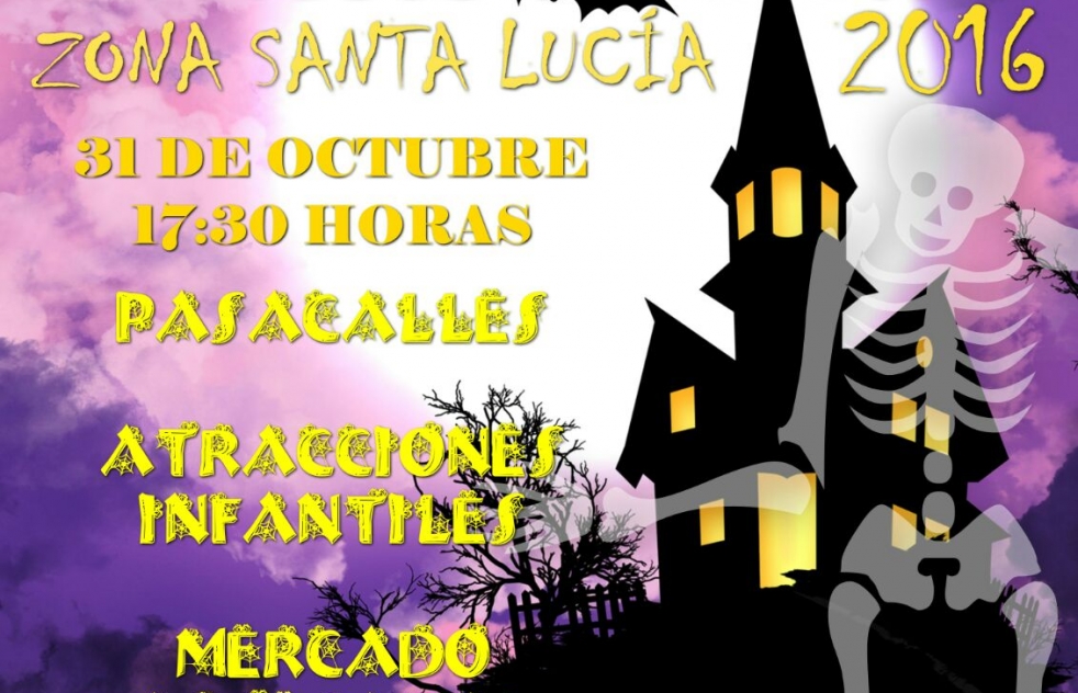 Un pasacalles de halloween para animar el comercio en Santa Luca