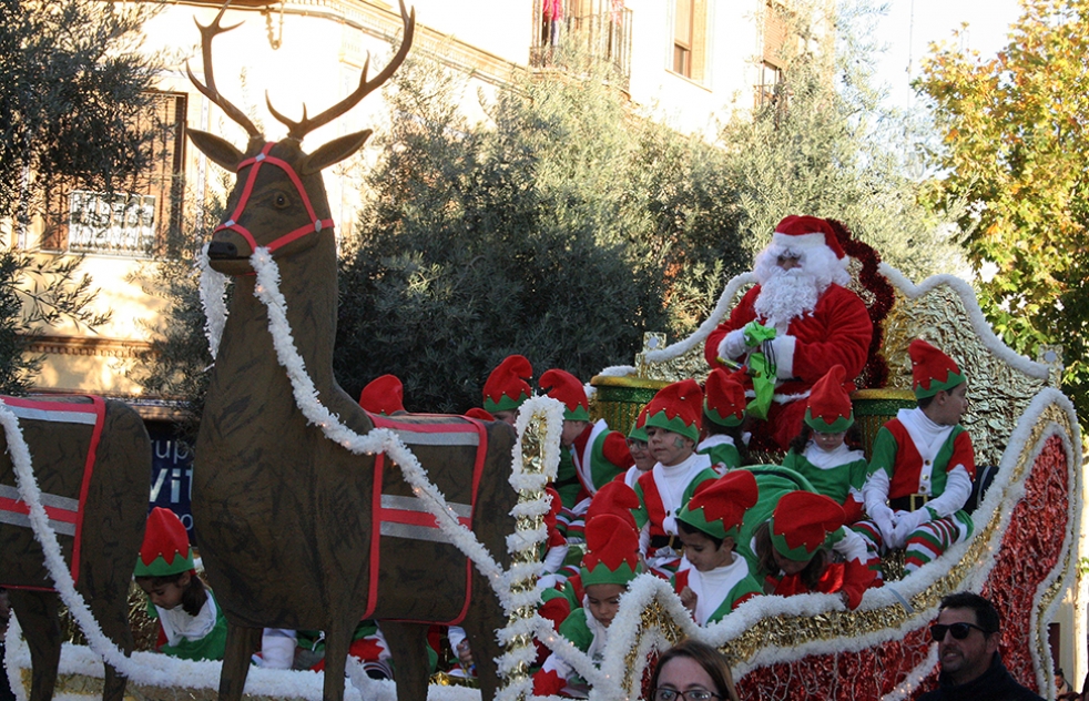 Carroza de Pap Noel de la Avenida de Santa Luca